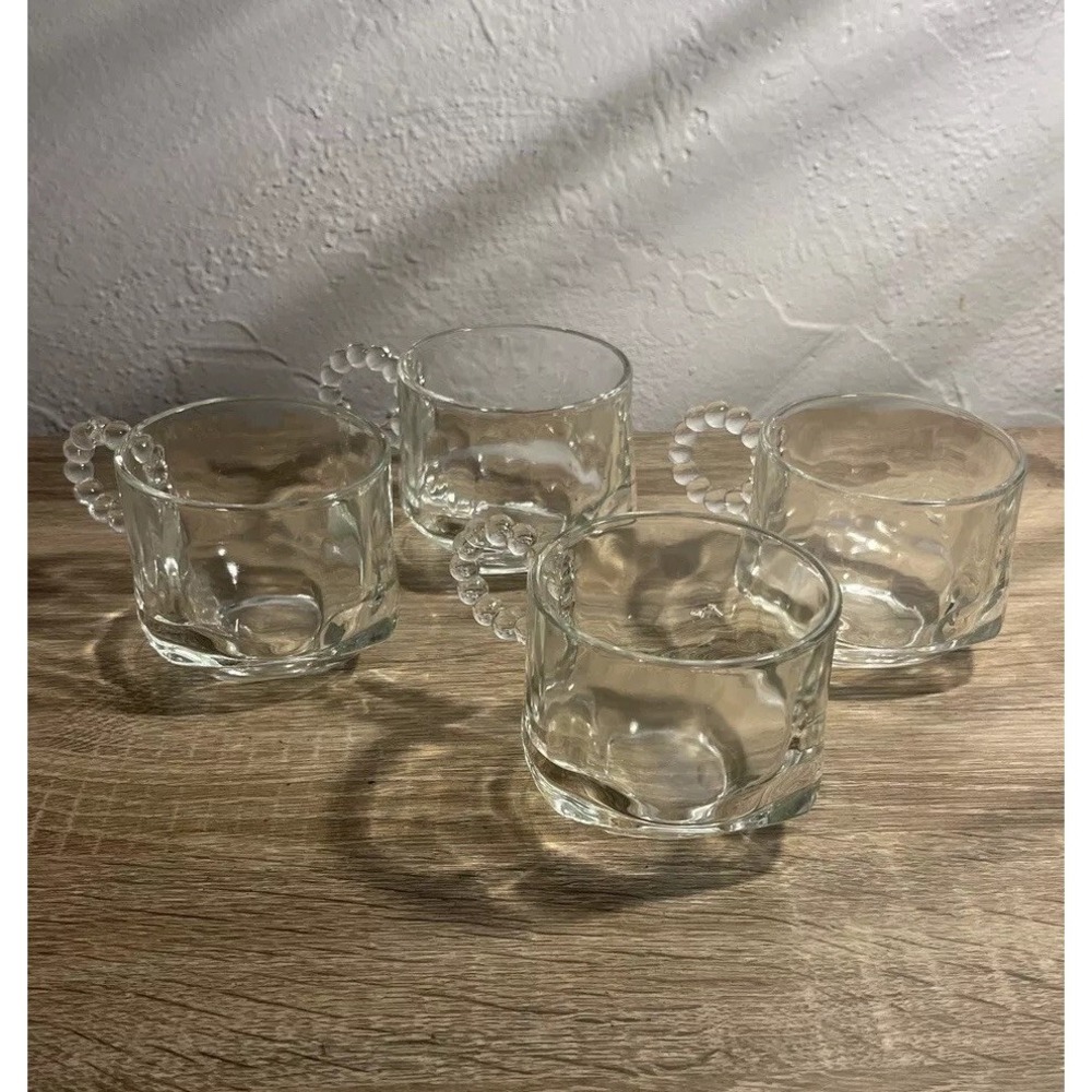 Vintage Hazel Atlas Orchard Punch Cups Set of 4